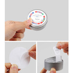Detail of Nacoo Vintage Circle Sticker Pack with Tin Case