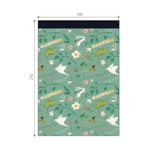 Indigo Willow story pattern lined notepad 360 pages