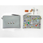 Gunmangzeung Ghost pop cute illustration zipper pouch Large