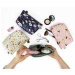 Indigo Willow story illustration pattern pouch