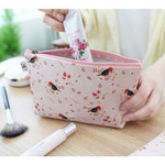 Indigo Willow story illustration pattern pouch