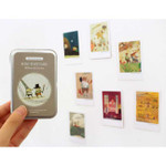 Indigo Willow garden illustration mini postcard set