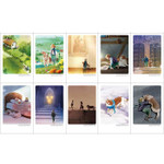Indigo Flanders Anne illustration mini postcard set
