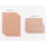 Ardium Kraft letter paper and envelope set