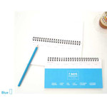 2young Wirebound 7days weekly planner scheduler