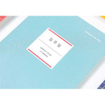 Dash and dot Slim weekly planner A6 Size