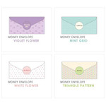 PLEPLE Pattern money envelope set with stickers