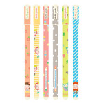 Hellogeeks cute illustration pattern black gel pen