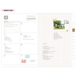 Weekly plan - 2015 Ardium Simple dated meidum planner