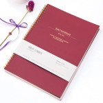 Red wine - 2015 Wirebound daily undated planner