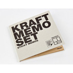 Kraft sticky notes memo set