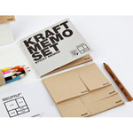 Kraft sticky notes memo set