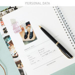 Personal data - Un jour de reve retro wirebound journal notebook