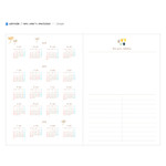 Calendar / New year's resolution