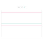 Scrap note - Wannabe unique undated medium diary