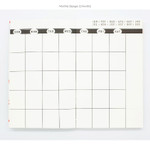 Monthly - No.3 Tabom boy & girl undated planner Monthly - No.3 Tabom boy & girl undated planner