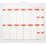 Weekly - No.3 Tabom boy & girl undated planner Weekly - No.3 Tabom boy & girl undated planner