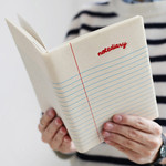 Ivory - Lined notebook undated diary Ivory - Lined notebook undated diary