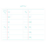 Season plan - Lined notebook undated diary Season plan - Lined notebook undated diary