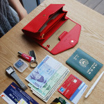Strawberry red - Happy holiday clutch wallet