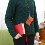 The basic M pocket card case holder with neck strap ver.2