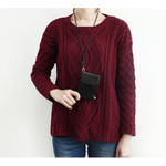 The basic M pocket card case holder with neck strap ver.2