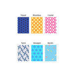 Patterns of Geometric pattern lined notebook small