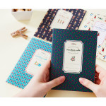 Scandinavia pattern lined notebook small
