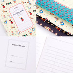 Detail of Scandinavia pattern lined notebook small