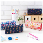 Pattern square pencil case box