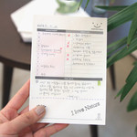 Daily scheduler desk notepad 64 pages