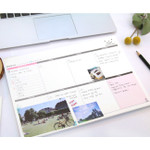 Wide & Smart weekly desk note planner scheduler