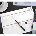 Wide & Smart weekly desk note planner scheduler