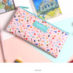 Party pink - Bon Bon pattern zipper pencil case
