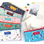Bon Bon pattern zipper pencil case