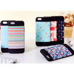 Flower pattern bumper case for iPhone 6 plus