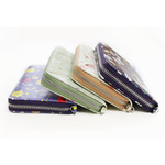 Willow story pattern zip around wallet with Tassle