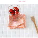 Baby flower - Pattern heimish cotton handkerchief hankie