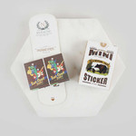 Package with holder - Nacoo Vintage Mini Label Sticker Pack