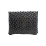 Back - Embossing geometric pattern clutch bag