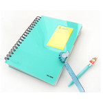 Mint - Index wirebound my lined notebook