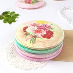 Round Mirror - Wanna This Ma petite fille flower round handy mirror