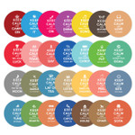 Pack of 48 stickers - Nacoo Carry On Circle Sticker Pack with Tin Case