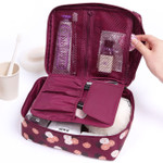 Pattern travel mesh multi pouch bag packing aids(Large) 