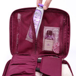 Inside mesh pockets