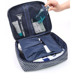 Pattern travel mesh multi pouch bag packing aids(Large) 