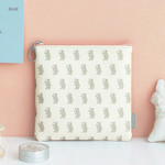 Bear - Unique pattern medium zipper pouch