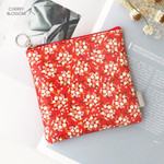 Cherry blossom - Unique pattern medium zipper pouch