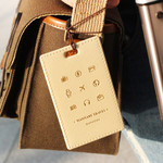Ivory - Wannabe pictogram travel luggage name tag