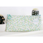 Mint flower - Ololo flower pattern zipper pencil pouch Mint flower - Ololo flower pattern zipper pencil pouch